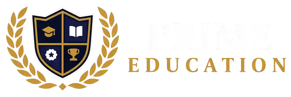 Prime Education Logo Dark Mode